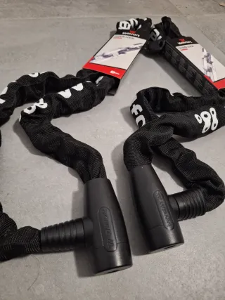 Lote 2 Candados Cadena Antirrobo 1.2m