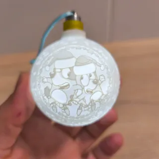 Bola Navidad Litofanía Bluey