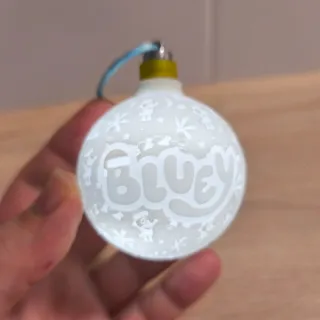 Bola Navidad Litofanía Bluey