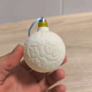 Bola Navidad Litofanía Bluey