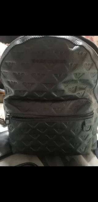 Mochila Emporio Armani Original Negra