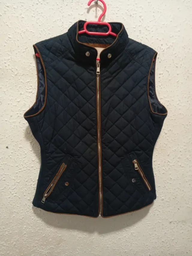 Chaleco acolchado azul marino
