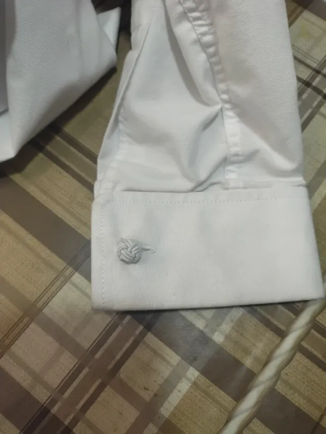 Traje de comunión gris