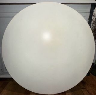 Mesa redonda blanca y 4 sillas