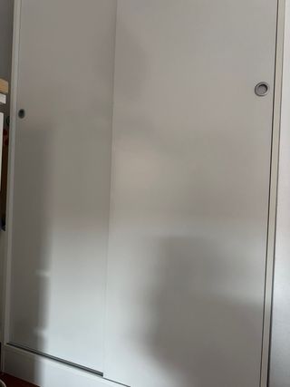 Armario blanco puertas correderas