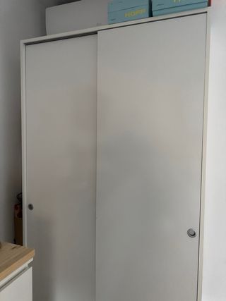 Armario blanco puertas correderas