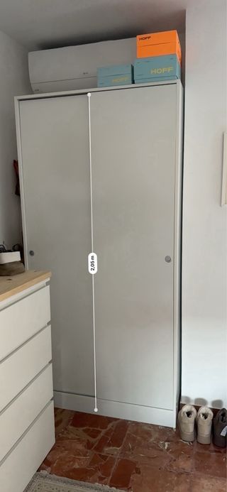 Armario blanco puertas correderas