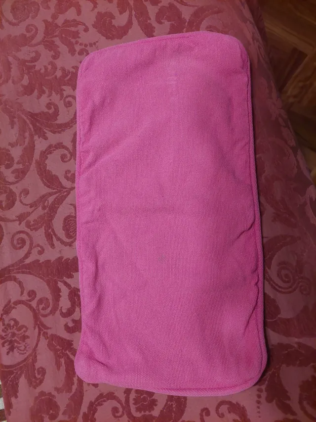 Funda Cojín Rosa Tela