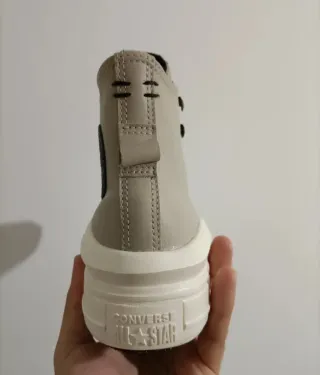 T40 Converse All Star Plataforma Beige