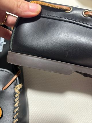 Mocasin Minnetonka Hombre Negro Cuero