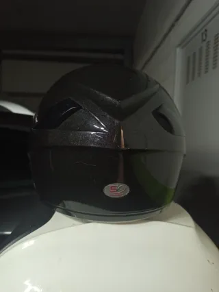 Casco Moto Jet Negro