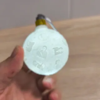 Bola Navidad Litofanía Terror Halloween