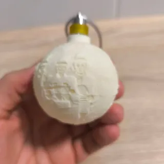 Bola Navidad Litofanía Terror Halloween