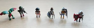 Figuras Playmobil: Dragón y Caballeros
