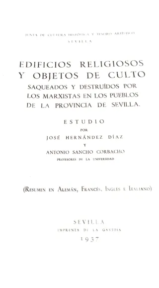 Edificios religiosos y objetos de culto.