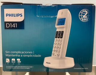 Teléfono Inalámbrico Philips D141 Blanco