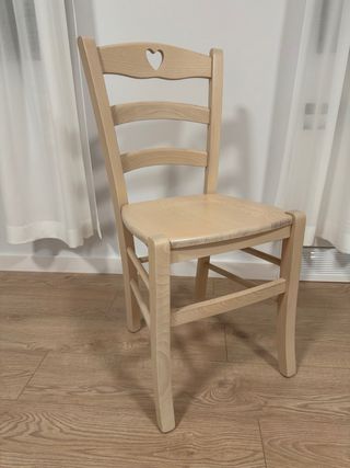 Set 2 Sillas Cuore Cocina Comedor Madera