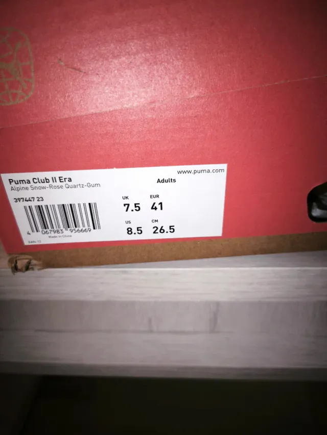 Zapatillas Puma Beige y Rosa