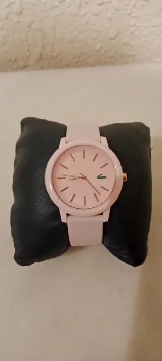 Reloj Lacoste Rosa con Cocodrilo Verde