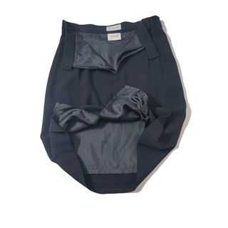 Burberrys/ Vintage- Falda midi negra talla M