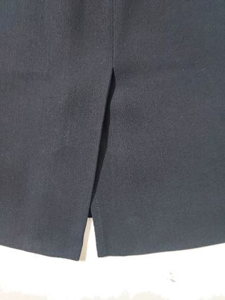 Burberrys/ Vintage- Falda midi negra talla M