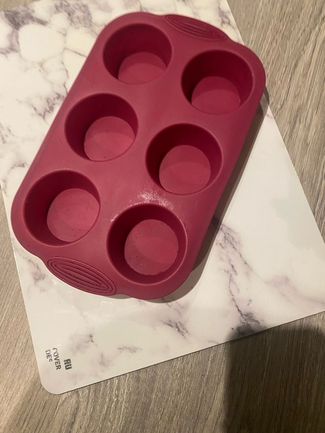 Molde Silicona 6 Muffins o Magdalenas