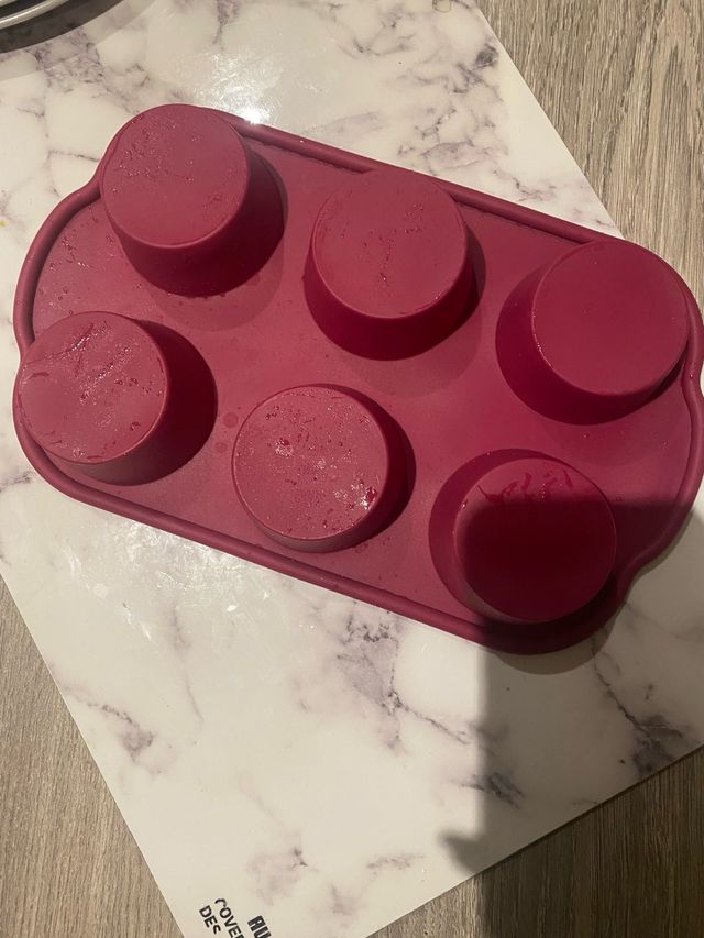 Molde Silicona 6 Muffins o Magdalenas