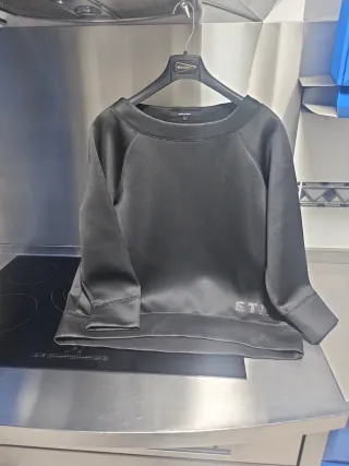 Sudadera nueva Etxat & Panno Negra Talla L Mujer