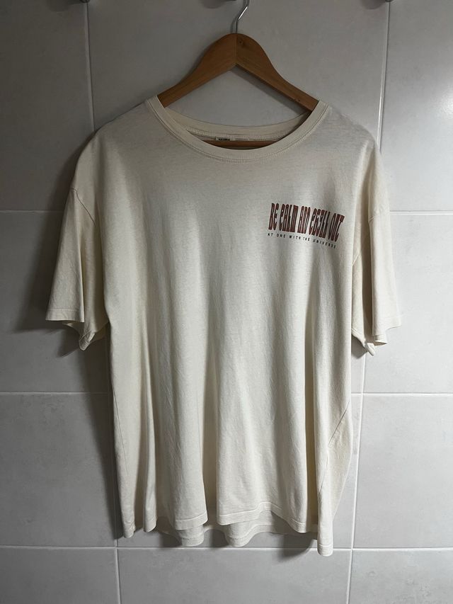 Camiseta Pull&Bear Beige