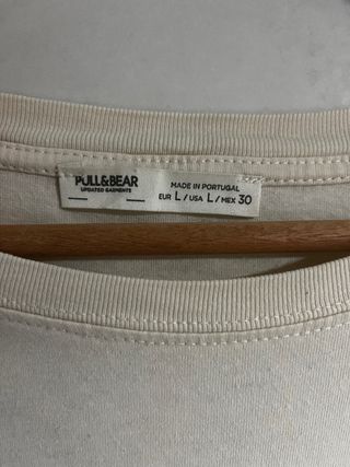 Camiseta Pull&Bear Beige
