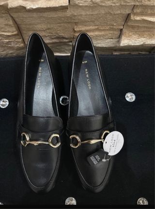 Mocasines New Look negros mujer talla 39