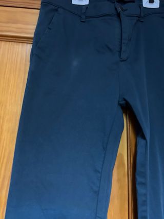 Pantalón largo hombre azul