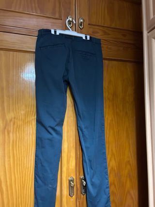Pantalón largo hombre azul