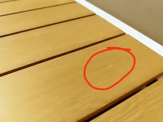 Mesa de terraza extensible madera y metal