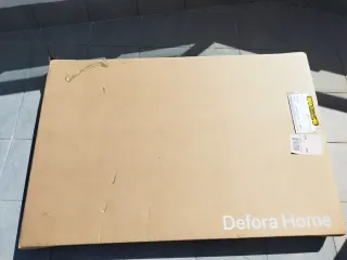 Mesa de terraza extensible madera y metal