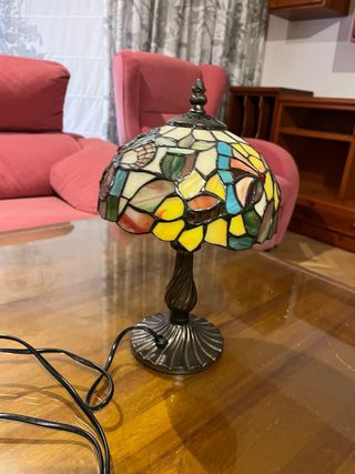 Lámpara Tiffany Cristal y Metal