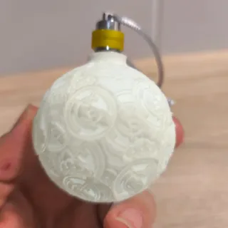 Bola Navidad Litofania Real Madrid