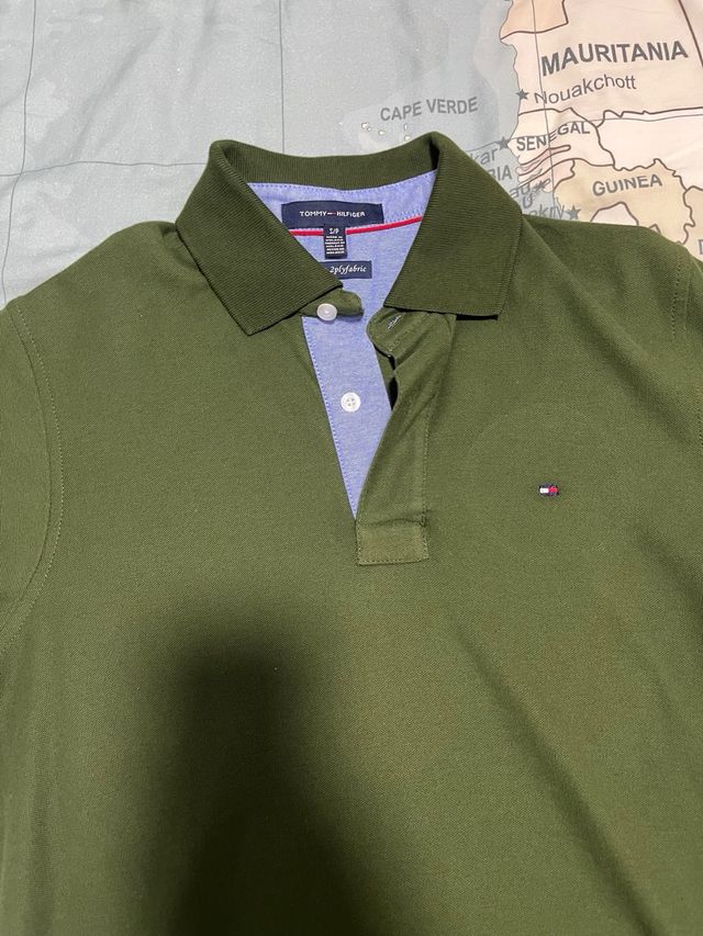 Polo Tommy Hilfiger Verde Talla S