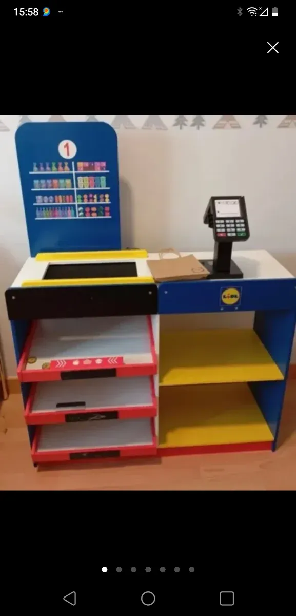 Tienda y Caja Registradora Lidl Juguete NUEVO