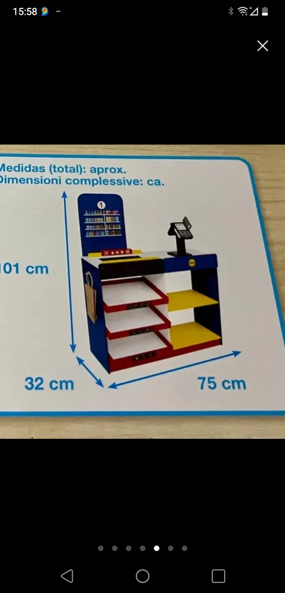 Tienda y Caja Registradora Lidl Juguete NUEVO