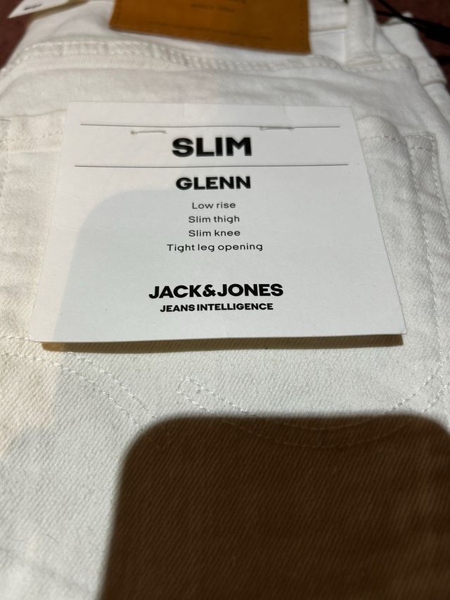 Pantalón Jack & Jones Slim Blanco Talla XS