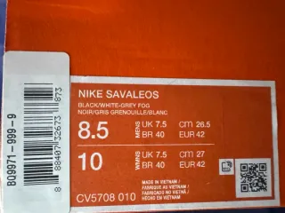 Nike Savaleos Scarpe da Sollevamento Nero
