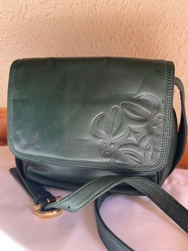 Bolso Loewe Verde Piel napa.
