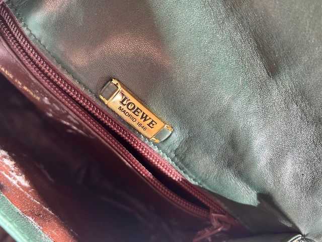 Bolso Loewe Verde Piel napa.