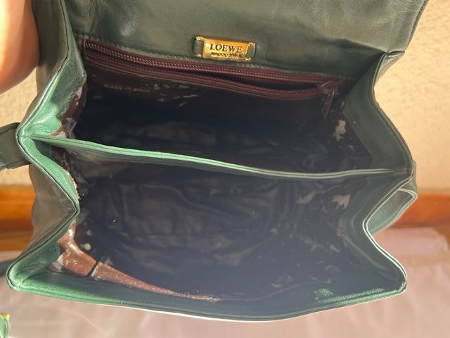Bolso Loewe Verde Piel napa.