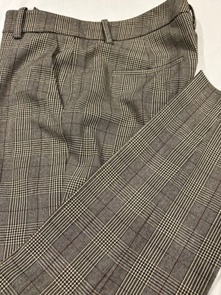 Pantalón Zara Cuadro Gales Talla M