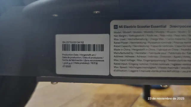 Patinete Eléctrico Xiaomi Essential