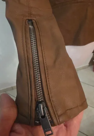 Giacca Ecopelle Marrone Donna