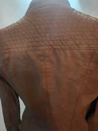 Giacca Ecopelle Marrone Donna