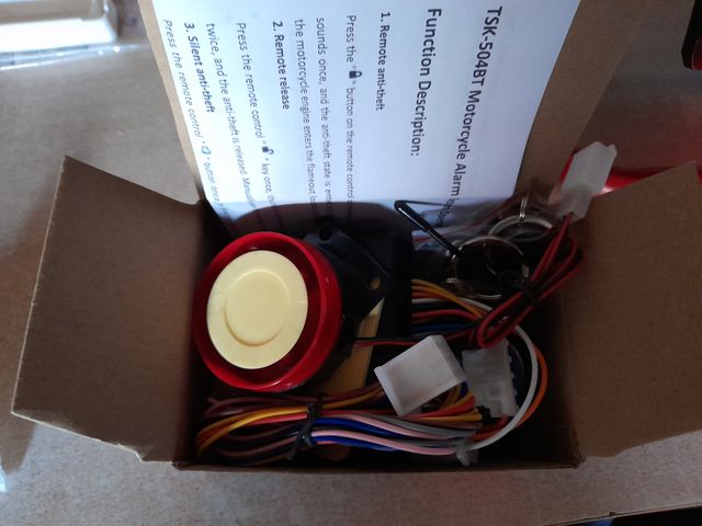 Alarma Moto con Mando a Distancia